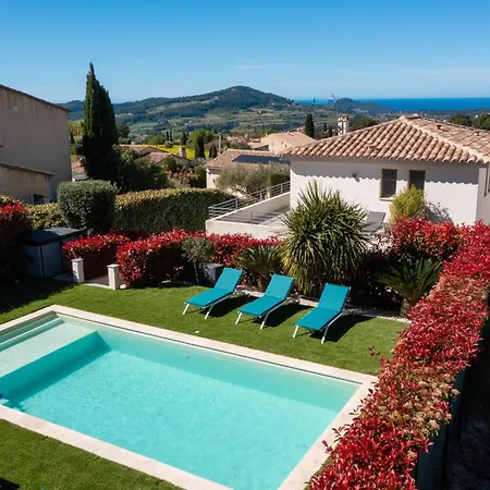 New In With Pool Superb View Neuve Au Castellet Avec Piscine Et Superbe Vue ヴィラ